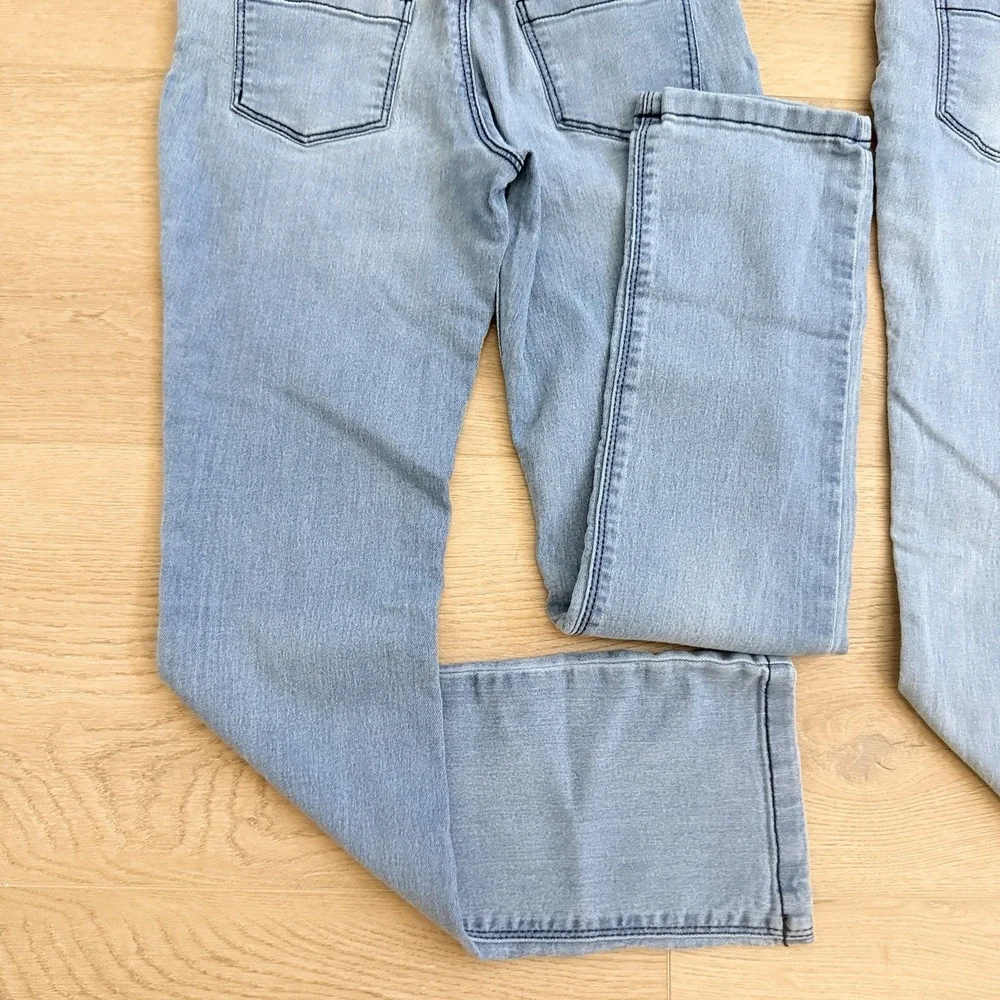 GYMBOREE Pull on Jeggings Girls Light Wash Denim Lot Of 2, Size 10